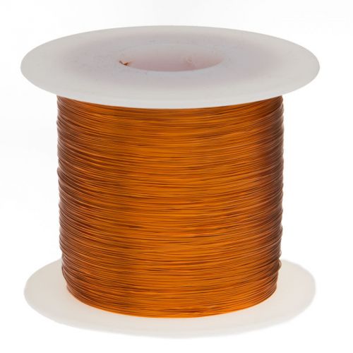 32 AWG Gauge Enameled Copper Magnet Wire 1.0 lbs 4873&#039; Length 0.0093&#034; 200C Nat