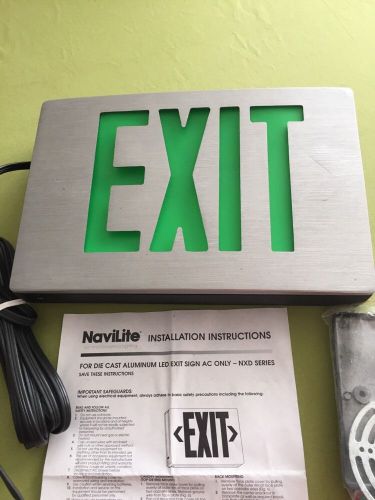 Navilite Green Exit Sign