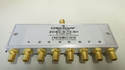 Divider mini-circuits 8-way sma zcsc-8-13-s+, 5-1000 mhz for sale