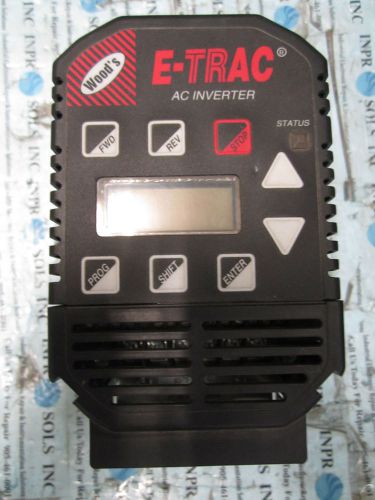 Tb wood&#039;s e-trac xfc2001-0b micro inverter ac drive 208vac 1hp 1.6kva  *tested* for sale