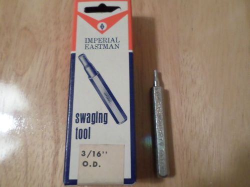 3/16&#034; OD Imperial  Eastman Swaging Tool