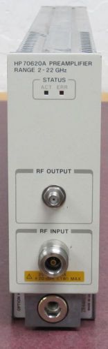 Agilent HP 70620A Pre-Amplifier Plug-In 2-22GHz