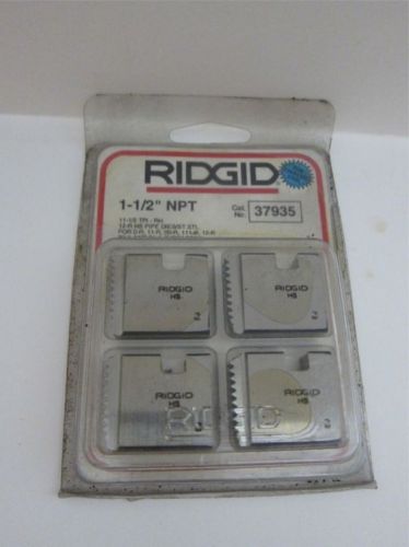 Genuine Ridgid 1-1/2-Inch High Speed Right Hand Pipe Dies 37935