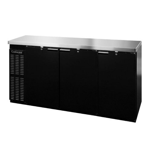 Continental Refrigerator BBC79S Back Bar Cabinet, Refrigerated