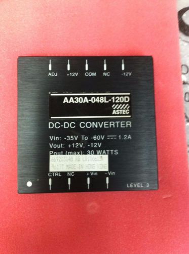 ASTEC - AA30A-048L-120D - DC/DC Converter. Output: +/-12V 30Watts.