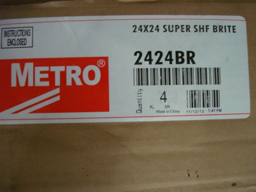 Metro 2424BR Wire Shelf BRAND NEW BOX OF 4