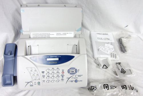 New brother intellifax 1270e plain paper phone copier business fax machine for sale
