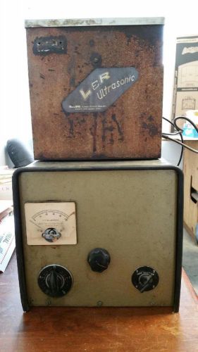 Vintage L&amp;R Ultrasonic Cleaner with a timer tank Dental Lab Jewelry