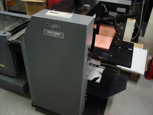 DUPLO DSF2000 AUTOMATED DIGITAL BOOKLETMAKER SYSTEM SUPER  LOW USAGE
