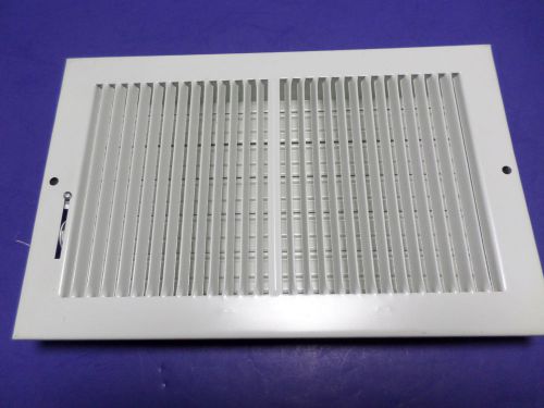 11 w&#034; x 7h&#034; ADJUSTABLE AIR SUPPLY DIFFUSER - HVAC Vent Duct Cover Grille [White]