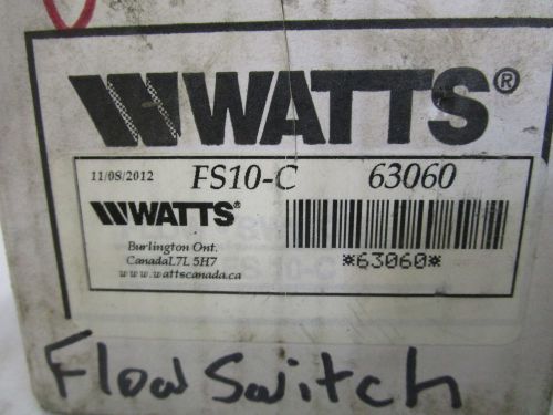 WATTS FLOW SWITCH FS10-C *NEW IN BOX*