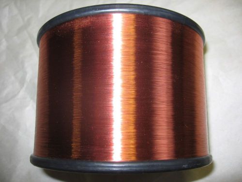 (12.30+ Pounds) 40 AWG SNSR Natural Colored Enameled Copper Magnet Wire