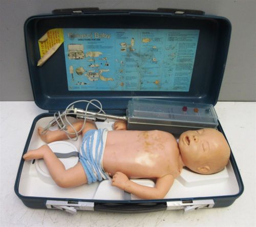 Laerdal Resusci Baby Infant CPR Training Manikin Model w/ Case