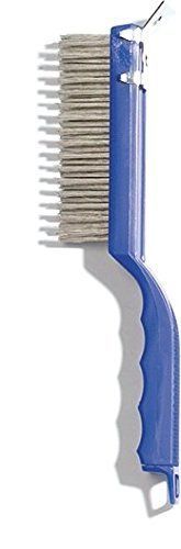 Carlisle 4067200 sparta scratch brush with scraper, plastic handle, 1-1/4&#034;-long for sale