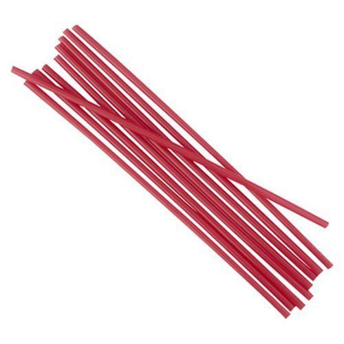 Boardwalk Unwrapped Stir-Straws, 5 1/4&#034;, Red, 1000/Pack, 10/Ctn (BWKSTRU525R10)