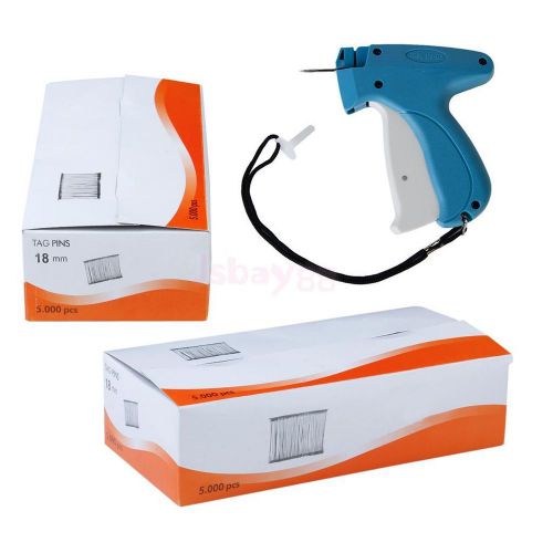 Combo price tag label tagging gun +needle +5000 barbs 18mm set for clothes socks for sale