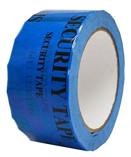 Miller supply inc 2&#034; x 55 yard 2 mil blue tamper evident void if opened security for sale