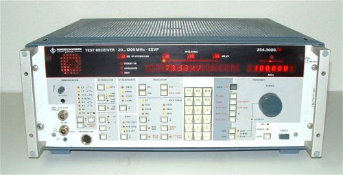 Rohde &amp; Schwarz ESVP52 TEST RECEIVER 20 - 1300 MHz&lt;br&gt;