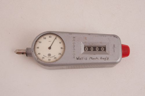 Ivo probator made in germany gray w/etched name 0-60 rpm hand speed indicator for sale