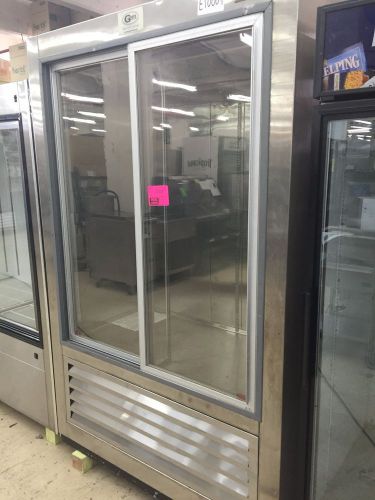 Leader w-462-r two sliding glass door refrigerator with new compressor for sale