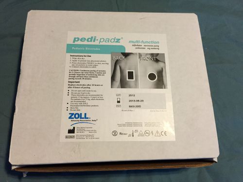 Zoll Pedi-Padz Child CPR Defibrillator Electrode Pads - BOX of 6 ALL Sealed!!