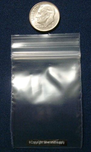 1000 Zip lock 2 mil bags 1.5&#034; X 2&#034; ziploc style bags