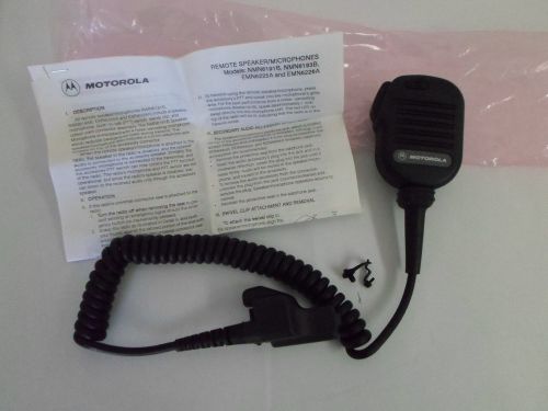 Motorola nmn6193b noise cancelling remote speaker mic for ht1000 xts3000 xts5000 for sale