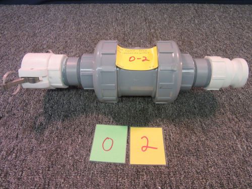 Spears 2&#034; flow control valve ball cpvc cam-lok quick disconnect twps new for sale