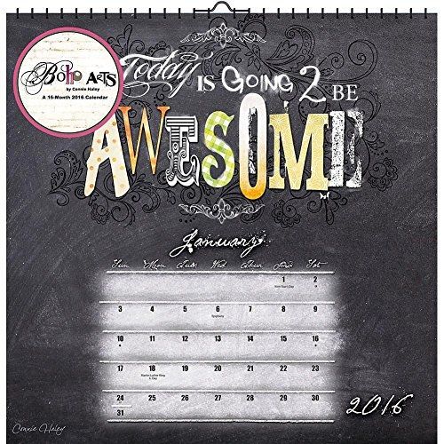 Calendar Company 2016 Monthly Wall Calendar - Boho Arts
