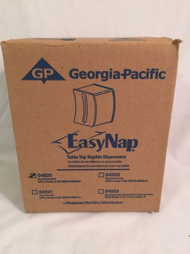 Georgia Pacific Easy Nap 54520 Table Top Napkin Holder Dispenser Black