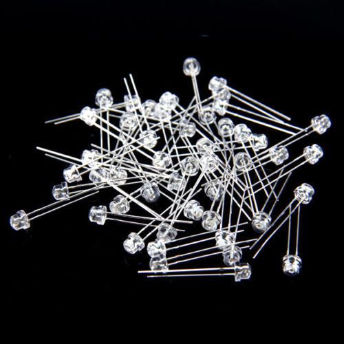 100pcs LED 5mm Diffused Green Round Top Emitting Diode LED USA