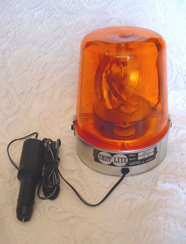 Trippe mfg co tripp lite mv2 12vdc rotating amber beacon safety signal light for sale