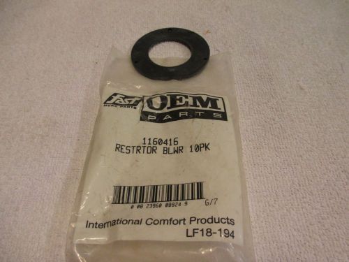 Heil arcoaire 1160416 restrictor plate for vent blower - (one piece) - new for sale