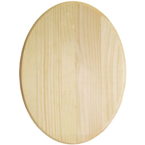 Oval Pine Plaque-9 Inch X 12 Inch 046308019115