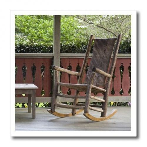 3drose ht_89336_3 georgia, pine mountain. rocking chair, porch - julie eggers - for sale