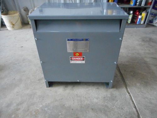 SQUARE D 45 KVA TRANSFORMER 46T66HCT 3 PHASE HIGH VOLTAGE 240 LOW VOLTAGE 208