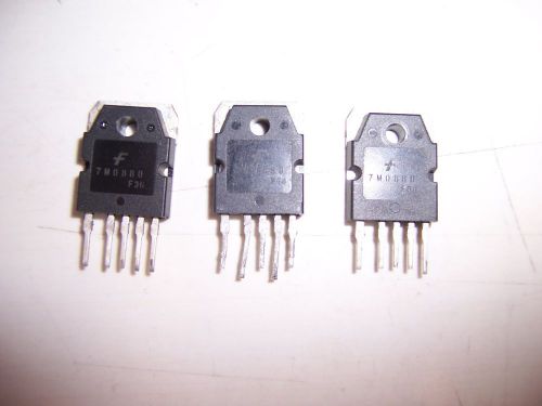lot of 3 Fairchild 7M0880 encapsulation transistors (integrated circuits)