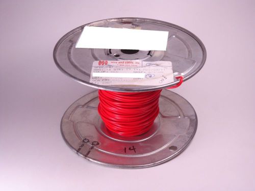 M22759/11-14-2 Carlisle Extruded PTFE Hookup Wire 14 AWG 19 X 27 Red 75&#039; Partial
