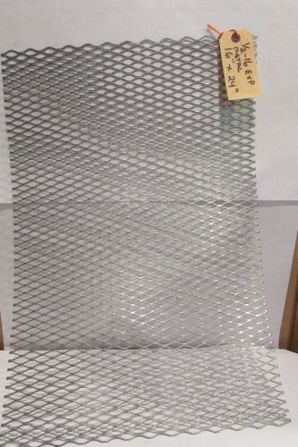 1/2&#034;--16ga. 304 stainless steel flattened expanded metal   16&#034; x 24&#034; for sale