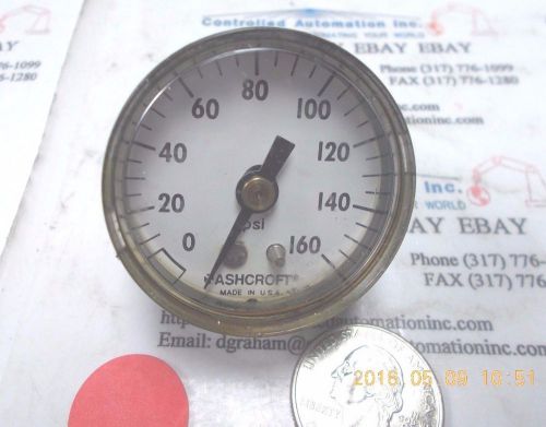 Ashcroft O-160-PSI Pressure Gauge