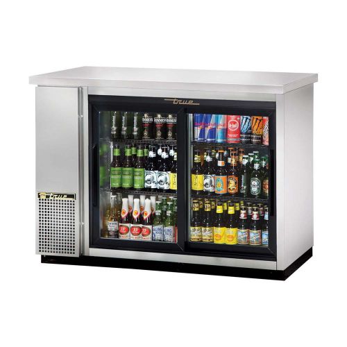 Back bar cooler two-section true refrigeration tbb-24-48g-sd-s-ld (each) for sale