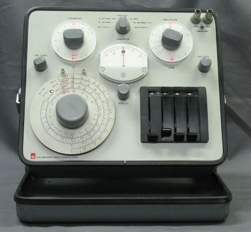 General radio gr 1656 impedance bridge lcr meter, refurbished, excellent for sale