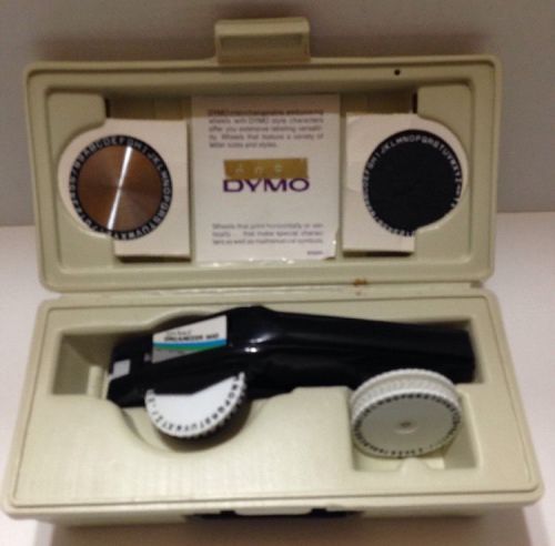 VINTAGE DYMO DELUXE TAPEWRITER KIT LABEL MAKER