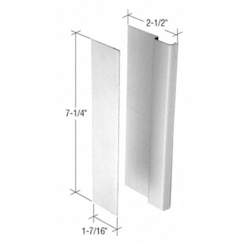 Patio sliding glass door aluminum blank cover plate and pull  c1062 for sale
