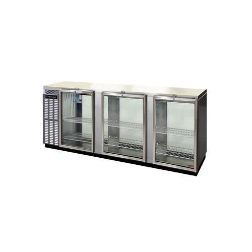 Continental Refrigerator BBUC90S-SS-GD-PT Back Bar Cabinet, Refrigerated