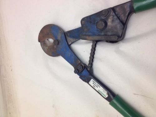 GREENLEE 756 RATCHET CABLE CUTTER GOOD USED CONDITION