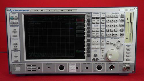 Rohde &amp; Schwarz FSIQ7 -B17-B22 Spectrum Analyzer,  20 Hz to 7 GHz with options B
