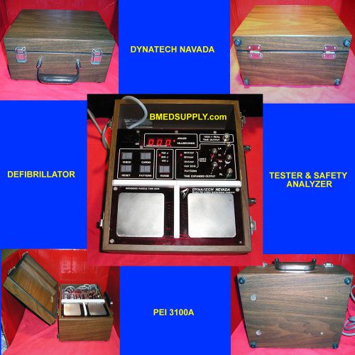 Dynatech navada defibrillator tester &amp; safety analyzer pei-3100a for sale