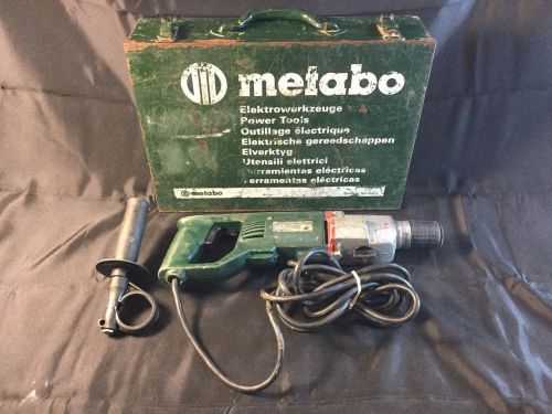 Metabo 3/4&#034; Rotary Hammer Drill - Corded - Bh E 6015 s R+L - *Works Great*
