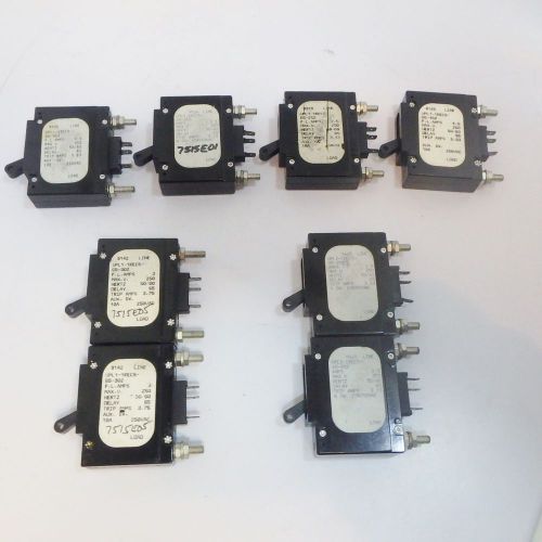 Airpax circuit breakers 2.5 - 4.5 amps (8 pack) #65-252 for sale
